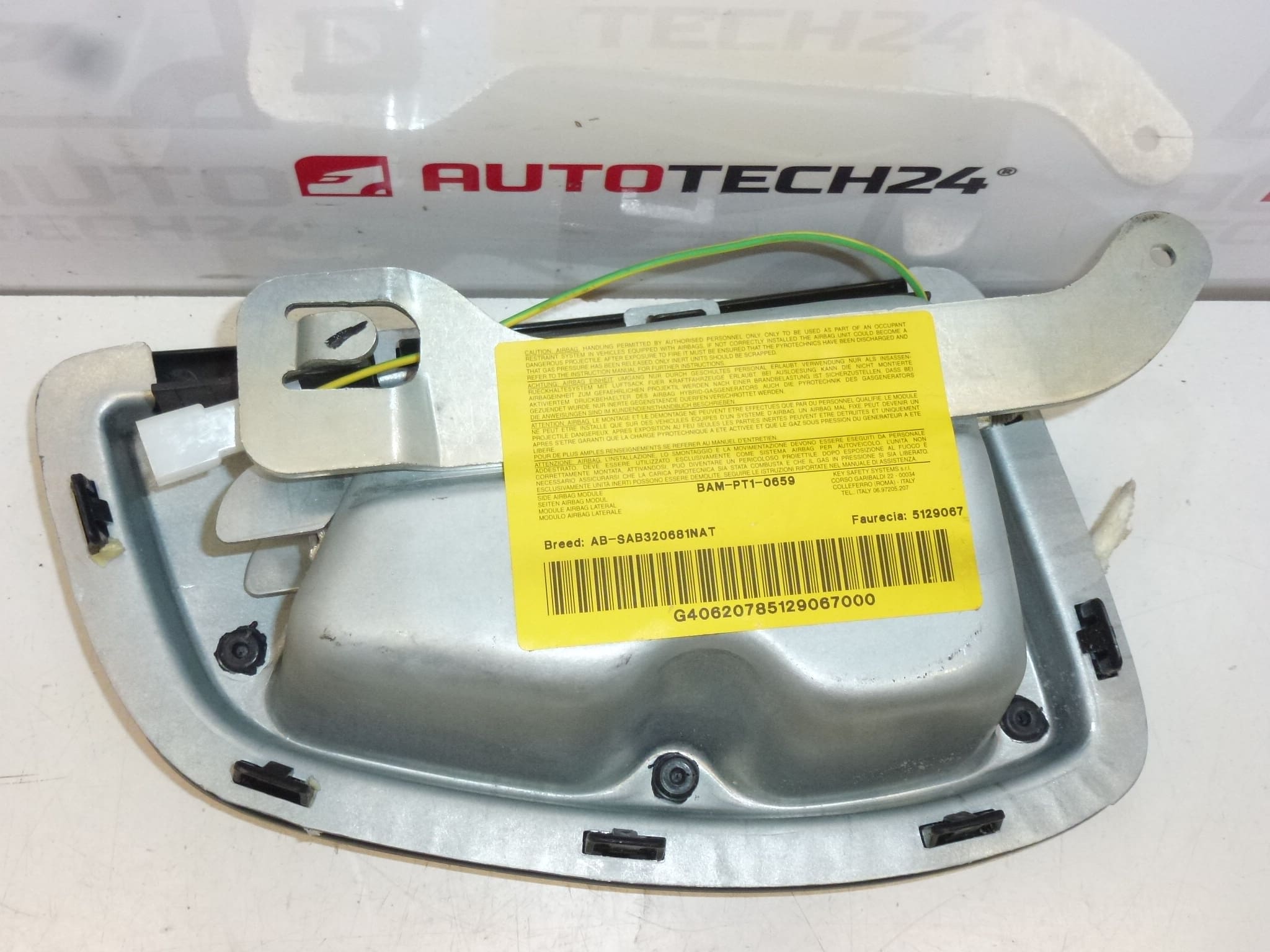 Airbag du siège droit pour Citroën C8 / Peugeot 807 5129067 8216NR – Image 2