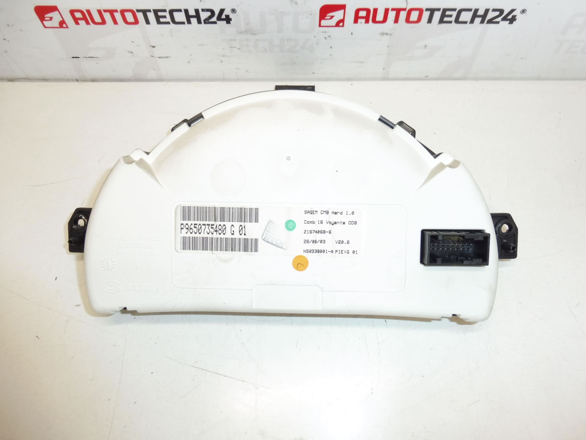 Compteur Citroën C2/C3 SensoDrive 145 000 km 9650735480 – Image 2