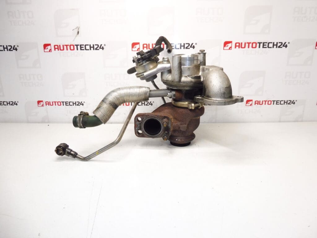 Turbo Citroën Peugeot 1.6 HDI 68KW 83 mille 9673283680 TD02H2-07TT-21