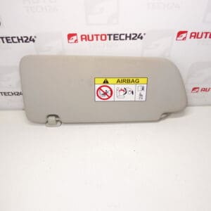 Visor solaire Peugeot 308 Right16115133BJ
