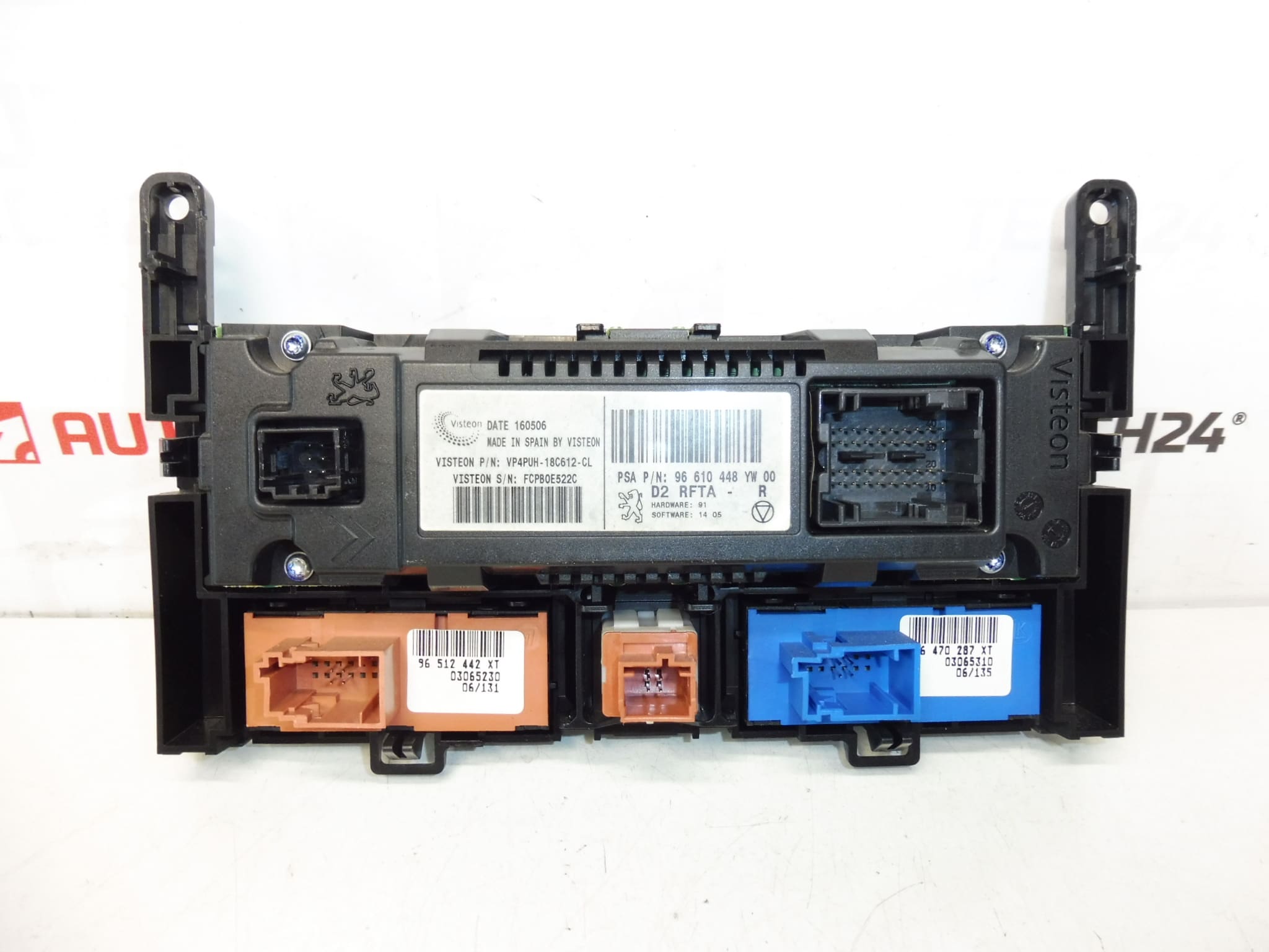 Commande de chauffage et de climatisation pour Citroën/Peugeot 96610448YW 6451SA 6451VC – Image 2