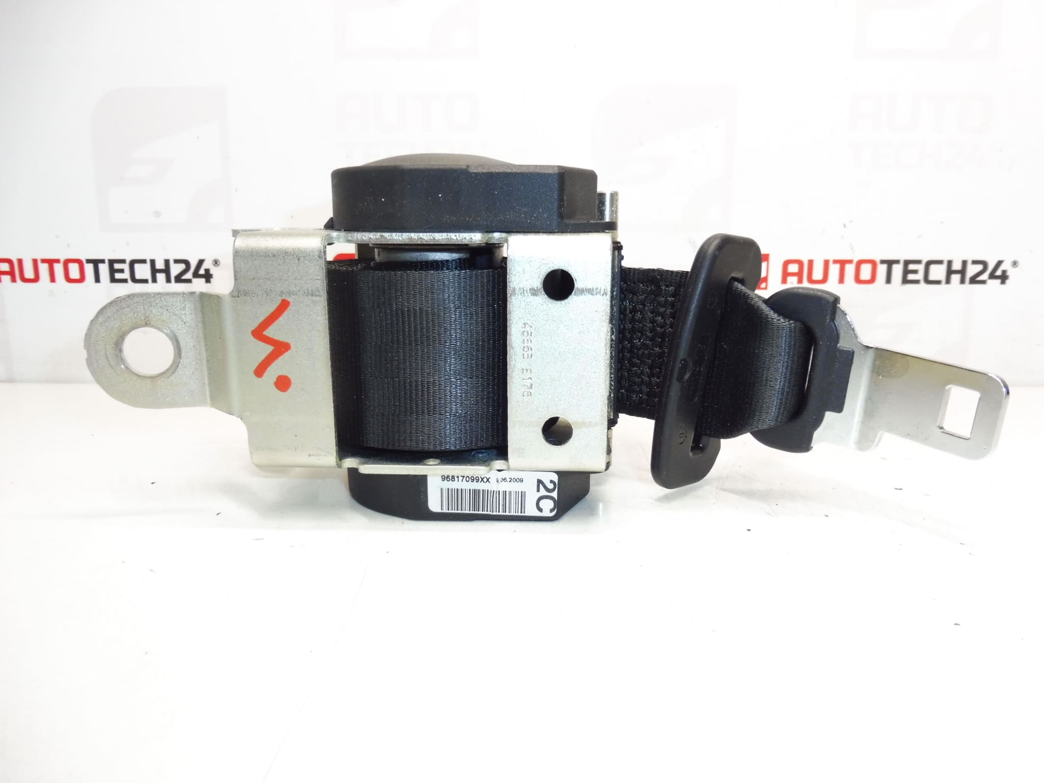 Ceinture de sécurité arrière centrale Citroën C3 Picasso 96817099XX 8975ET – Image 2