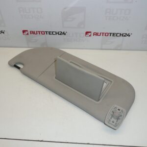 Citroën Peugeot pare-soleil conducteur gauche 8163KE 8143LP