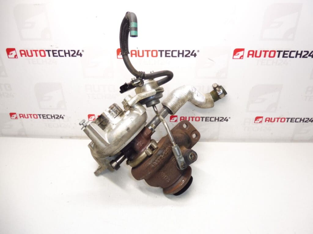 Turbo Citroën Peugeot 1.6 HDI 68KW 63 mille km 9673283680 TD02H2-07TVT-21