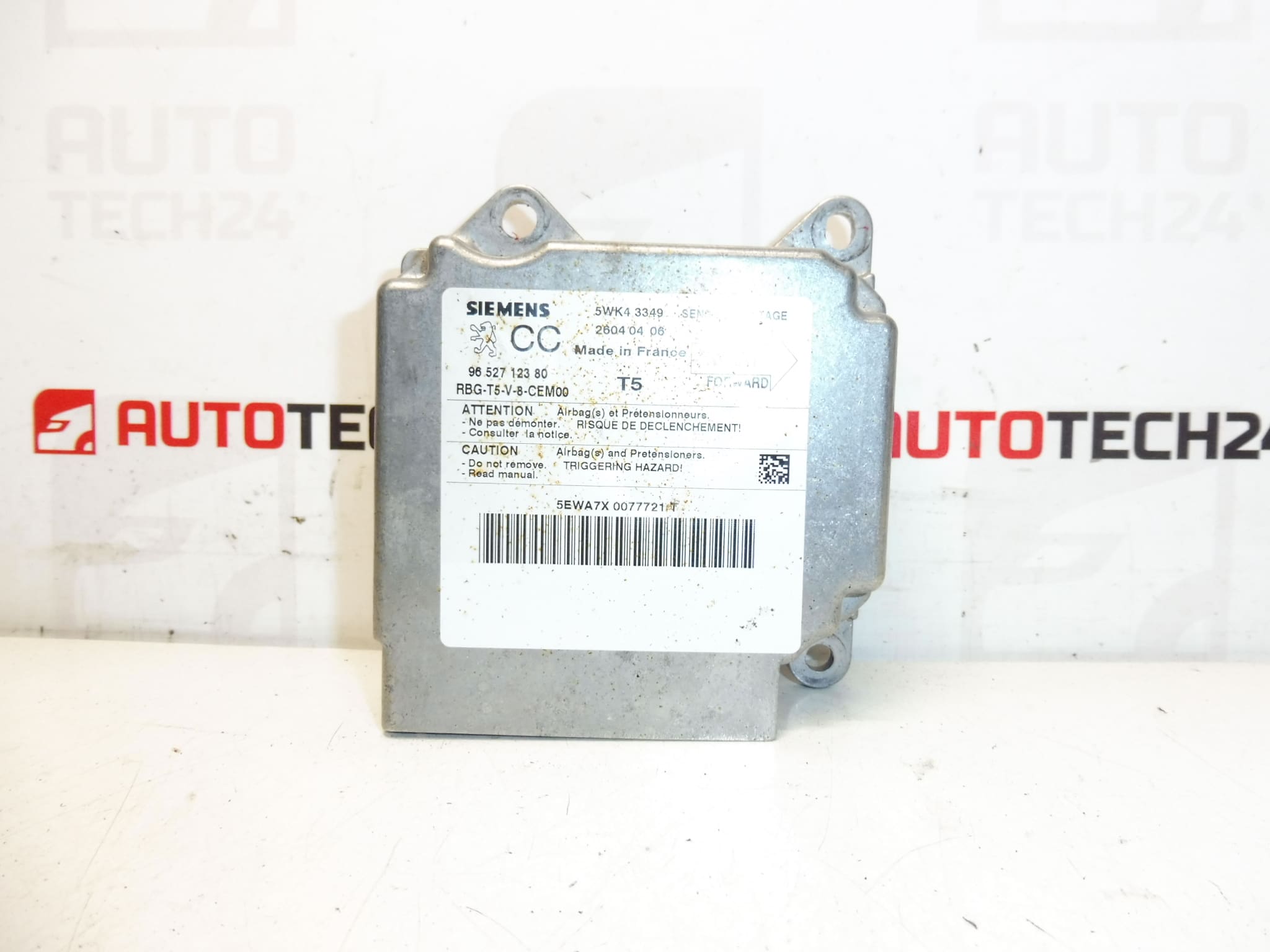 Unité Airbag Siemens Peugeot 307 CC 9652712380 6545JG