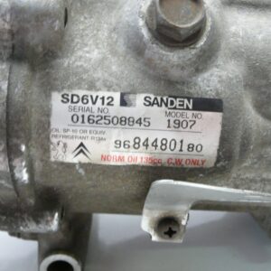Compresseur de climatisation Sanden SD6V12 1907 Citroën Peugeot 9684480180 6453XP