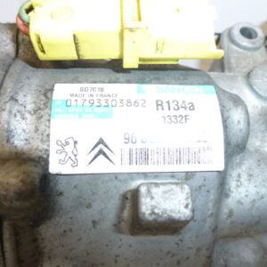 Compresseur de climatisation Sanden SD7C16 9660555280 1332 1332F 6453XC