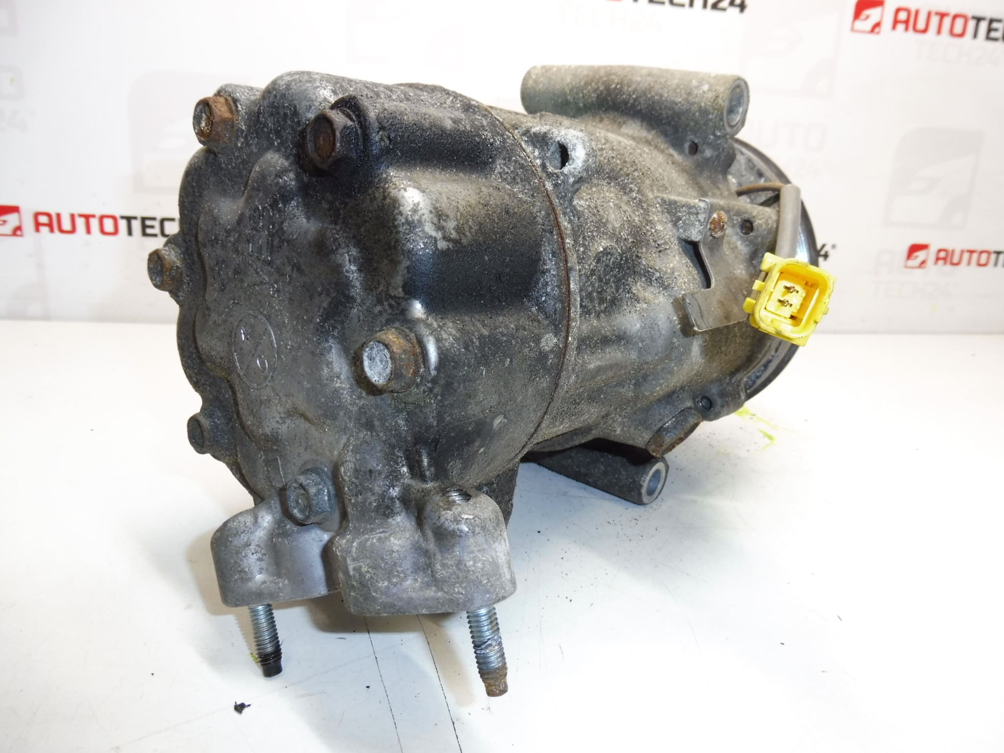 Compresseur de climatisation Sanden SD6V12 Citroën Peugeot 1449 9655191580 – Image 2