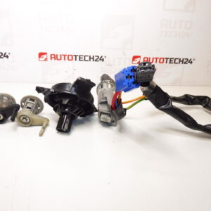 Kit de serrures pour Peugeot 206/206+ - 1 clé - Réf. 4162NR, 4162EZ