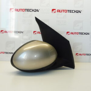 Rétroviseur droit doré métallisé pour Citroën C1 / Peugeot 107, réf. 87910-0H010, 87910-0H011