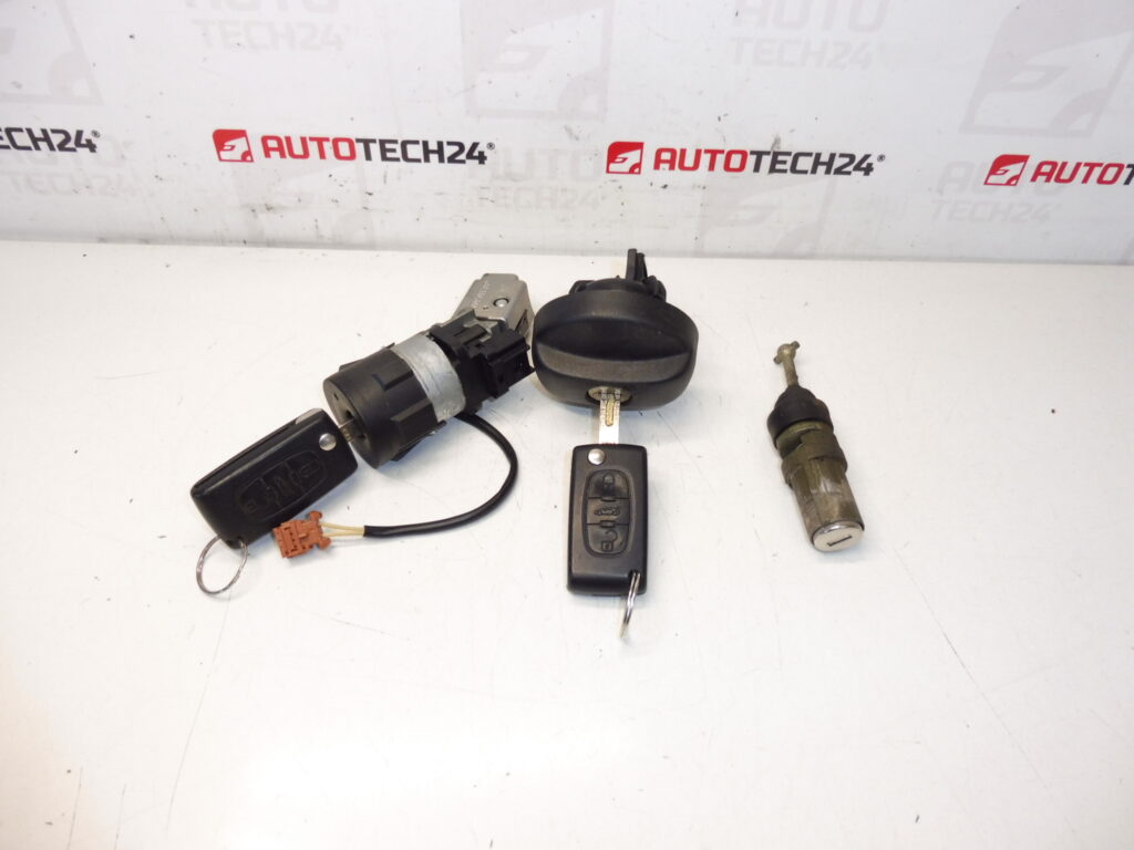Kit de serrures, 2 clés Peugeot 307 CC 4162KH