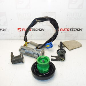 Jeu de serrures avec clé pour Citroën Xsara Picasso (réf. 4162HK / 4162FF) — pièces d'occasion