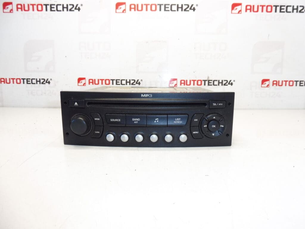 Autoradio avec CD MP3 Citroën Peugeot 9665751777 657989