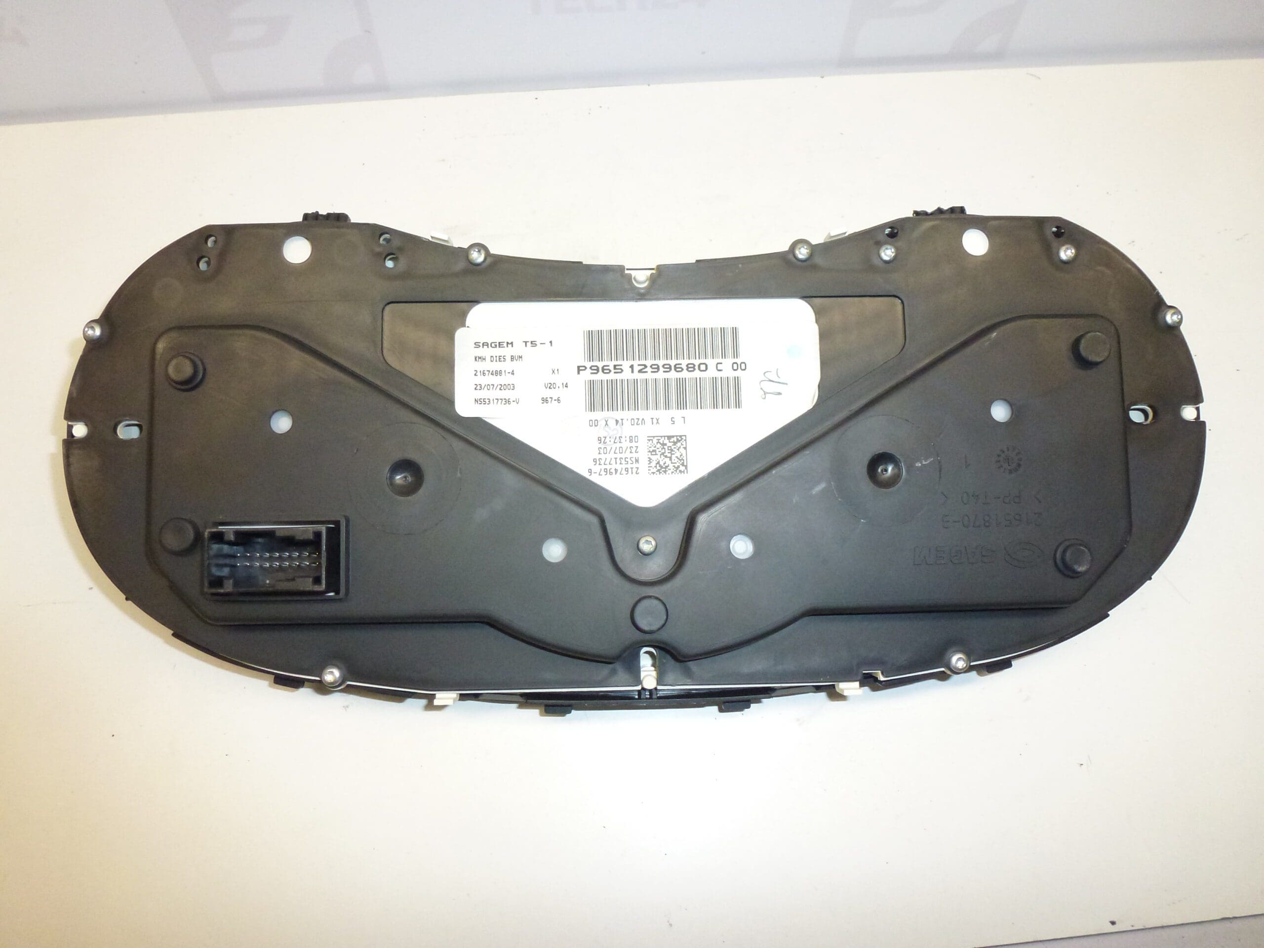Compteur de vitesse Peugeot 307 168 000 km 9651299680 6104ZS