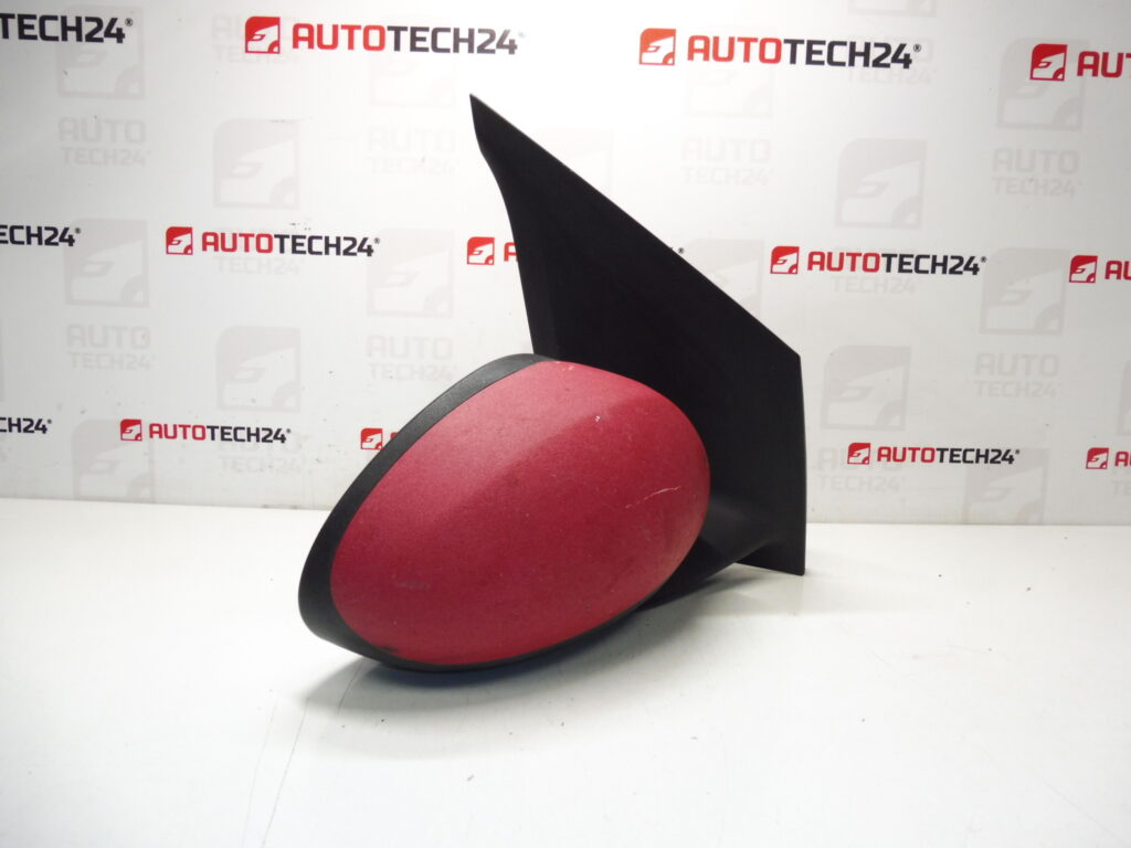 Rétroviseur droit rouge Citroën C1 Peugeot 107 87910-0H010 87910-0H011