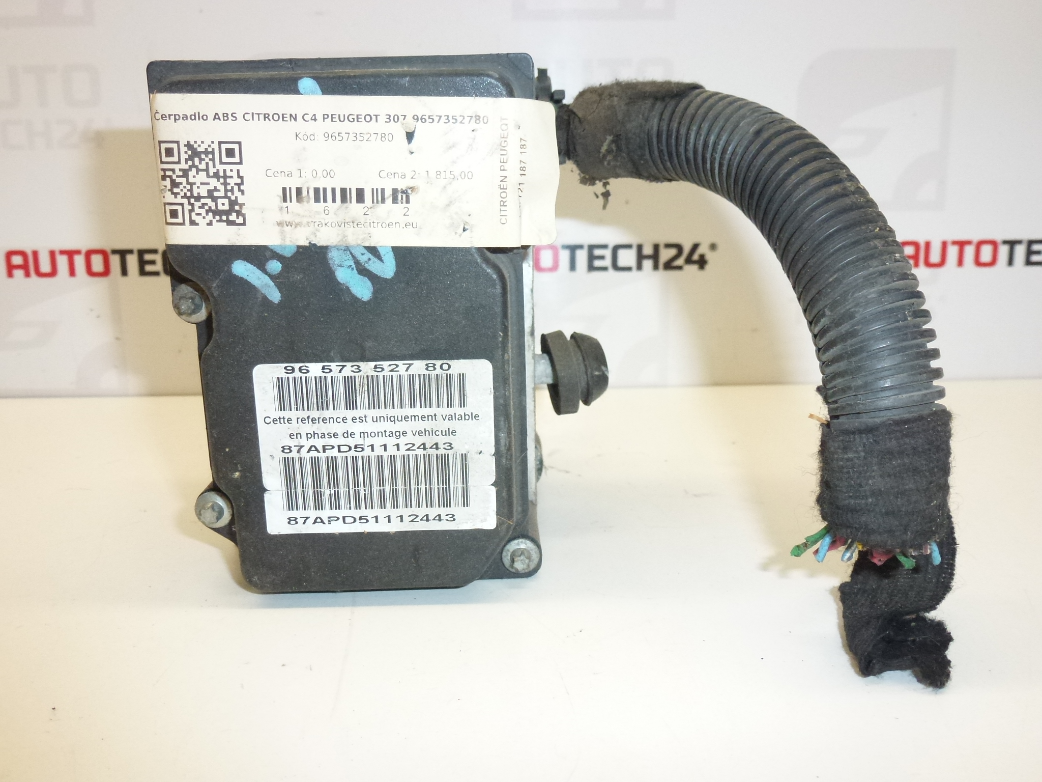 Pompe ABS avec faisceau pour Citroën C4 et Peugeot 307 9657352780 4541J1