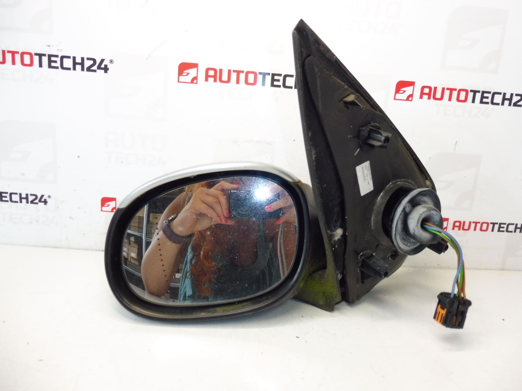 Rétroviseur Gauche Bleu EZRC Peugeot 206 96480953XT 8153KQ – Image 2