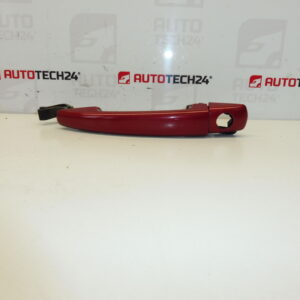 Poignée de porte avant gauche rouge pour Citroën et Peugeot LKRD 9101GF