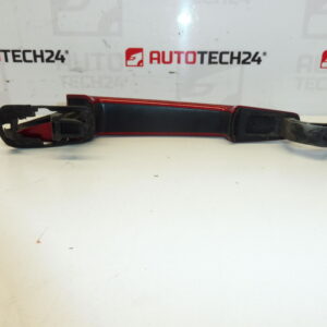Poignée de porte avant gauche rouge pour Citroën et Peugeot LKRD 9101GF