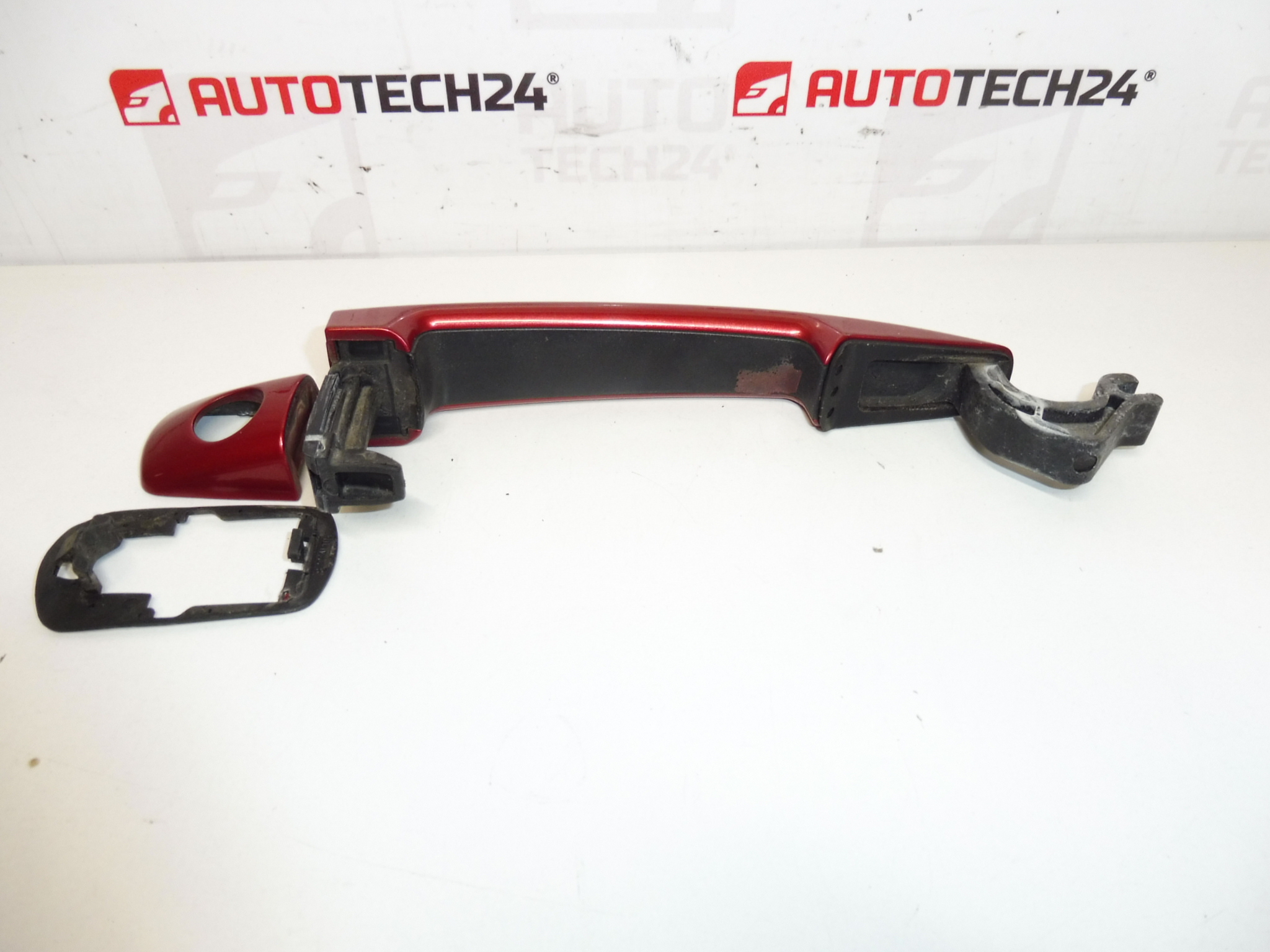 Poignée de porte rouge pour Citroën/Peugeot EKQD 9101GF