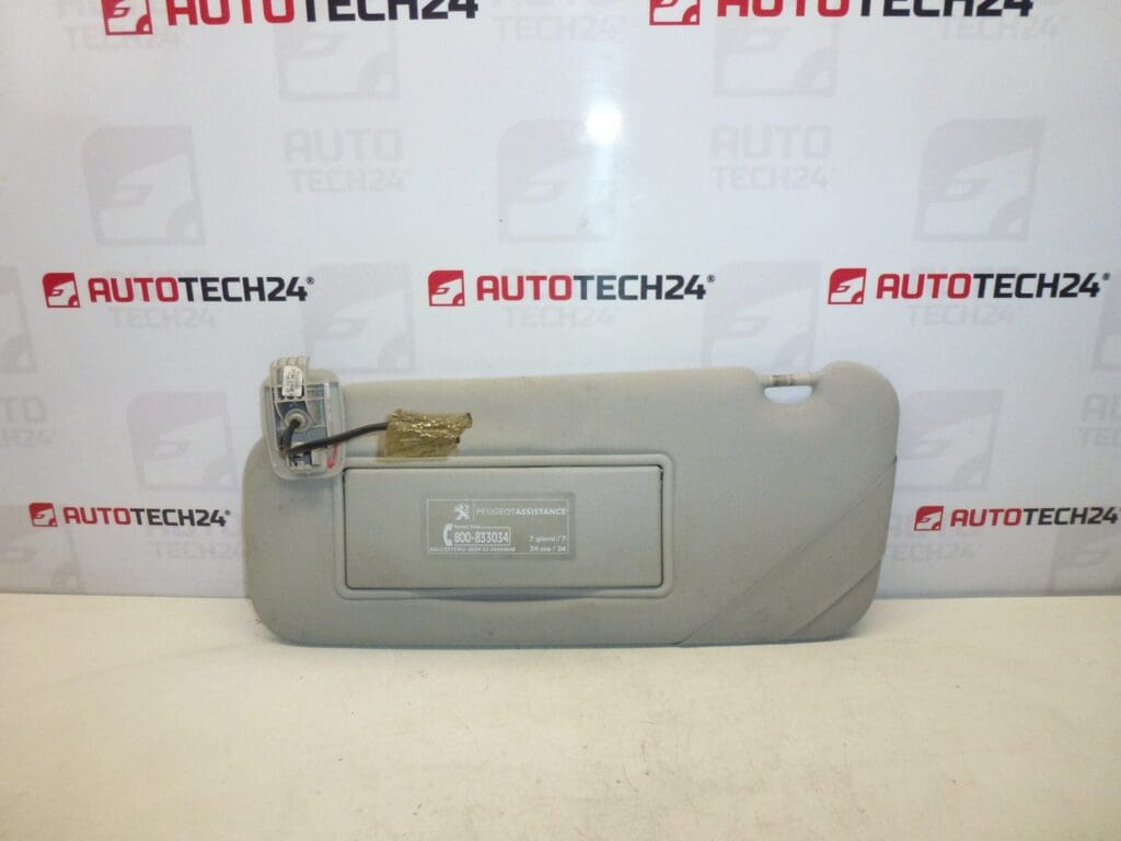 Pare-soleil conducteur Peugeot 407 gauche 8143NZ