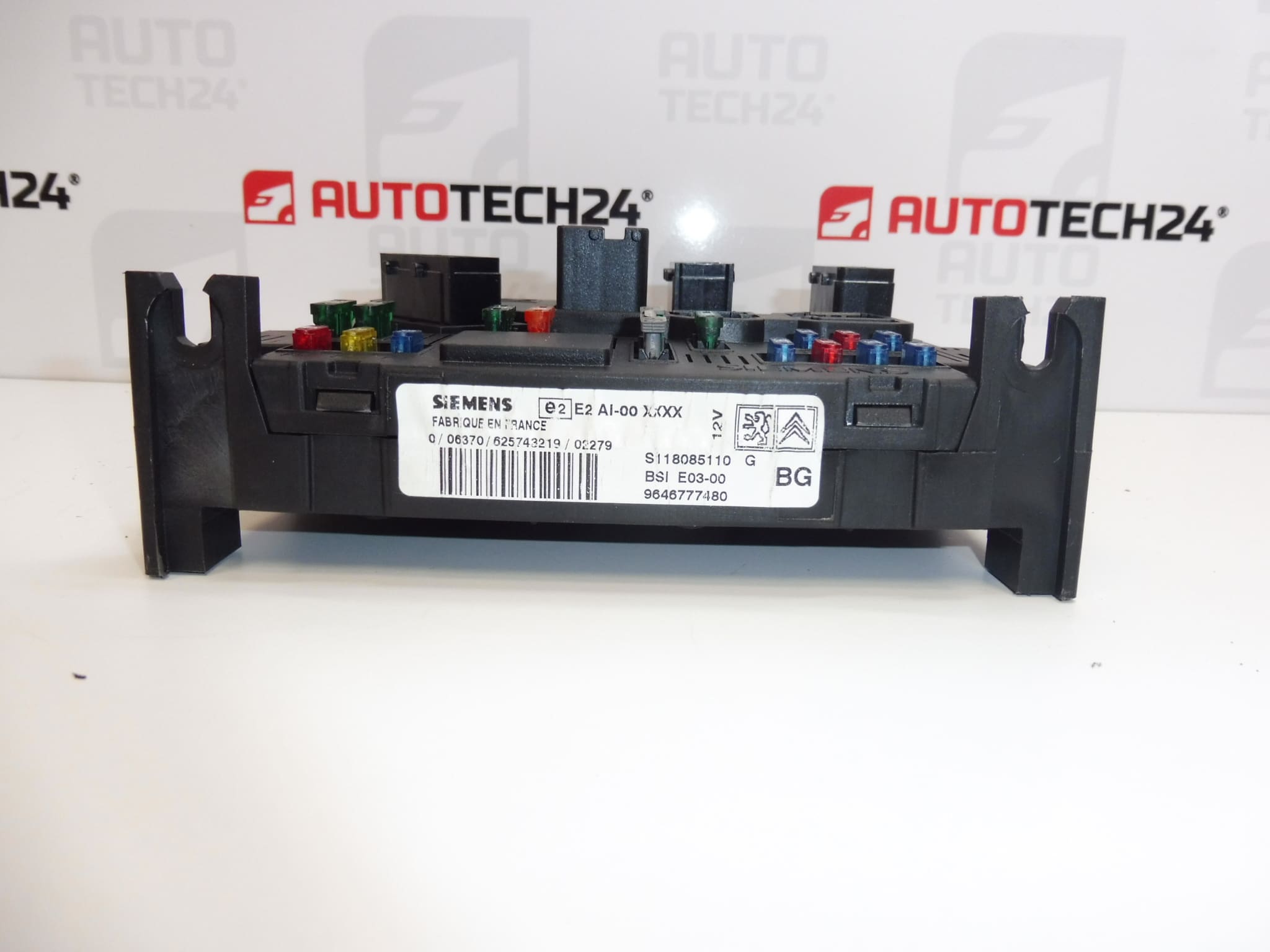 Boîtier de servitude intelligent (BSI) E02-00 Siemens Peugeot 206 96496777480 6580HE – Image 2